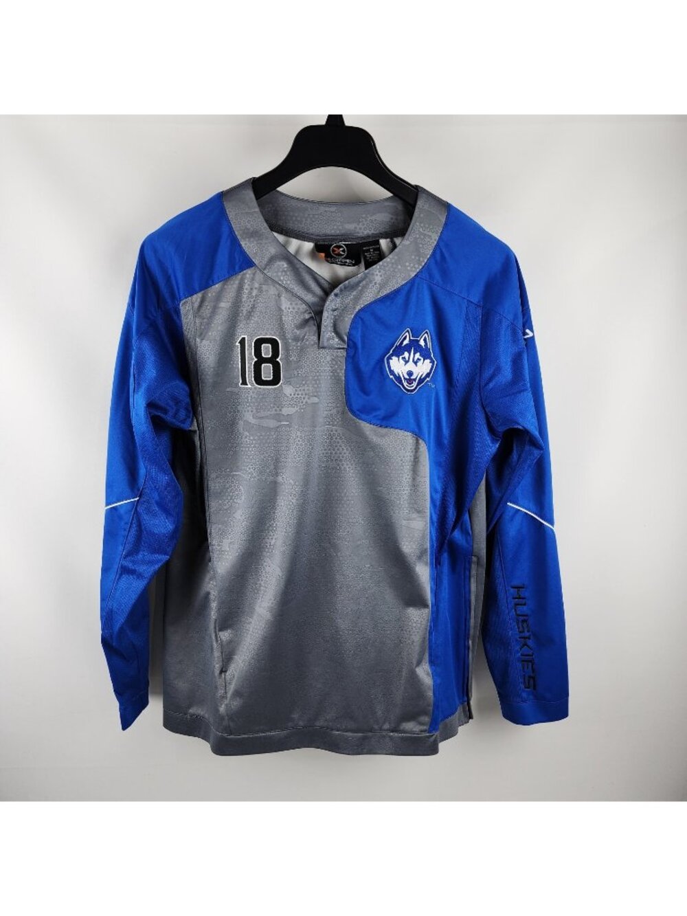 X-Grain Pullover Mens Medium Multi Huskies Sports L/S Shirt